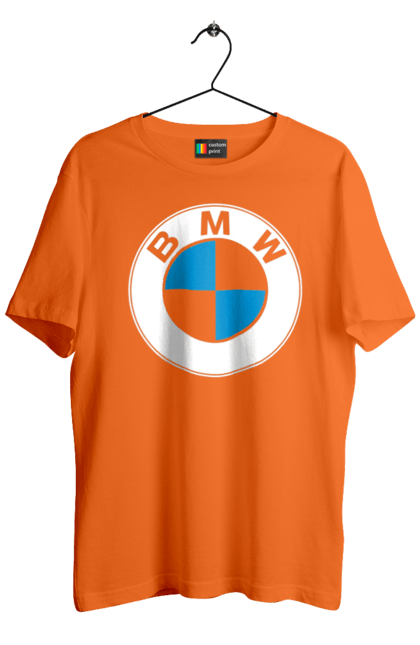 Футболка мужская с принтом Bmw Logo. Бмв, машины. 2070702