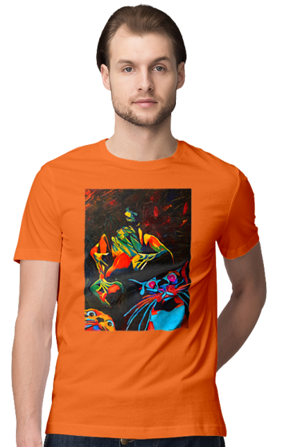 Футболка чоловіча з принтом "Секс коти". Картина, коти, секс. 2070702