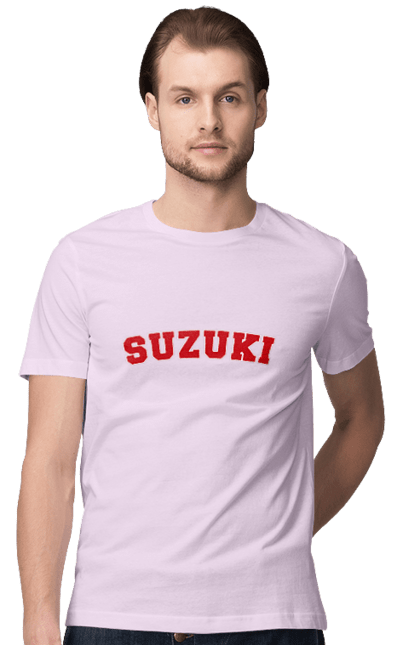 Men`s t-shirt with prints Suzuki 2. Auto, machine, suzuki. 2070702