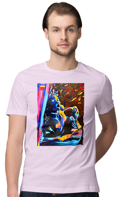 Футболка чоловіча з принтом "Пристрасть". Картина, секс. 2070702