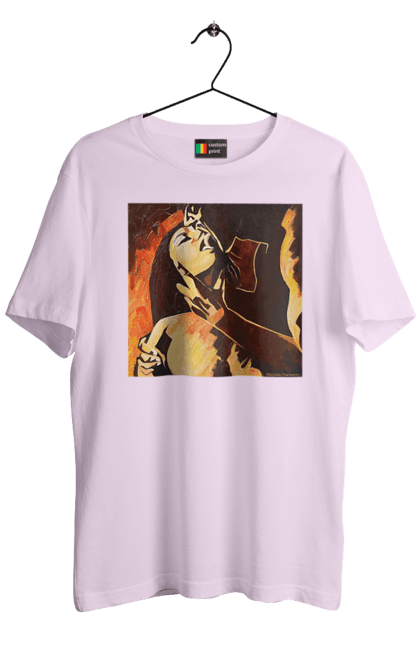 Футболка чоловіча з принтом "Страсна жінка". Жінка, картина, секс. 2070702