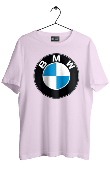 Футболка чоловіча з принтом "Bmw Logo". Бмв, машини. 2070702