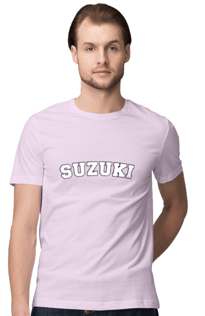 Men`s t-shirt with prints Suzuki 2. Auto, machine, suzuki. 2070702