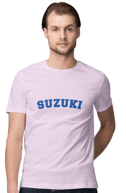 Men`s t-shirt with prints Suzuki 2. Auto, machine, suzuki. 2070702