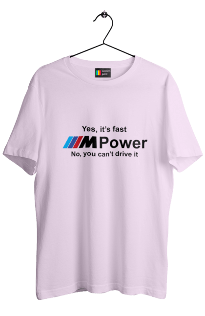 Men`s t-shirt with prints M power black BMW. Bmw, m series. 2070702