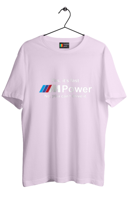 Men`s t-shirt with prints M power white BMW. Bmw, m series. 2070702