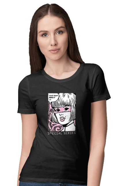 Футболка жіноча з принтом "Попарт". Попарт. 2070702