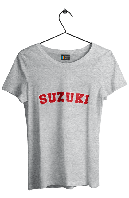 Women`s t-shirt with prints Suzuki 2. Auto, machine, suzuki. 2070702