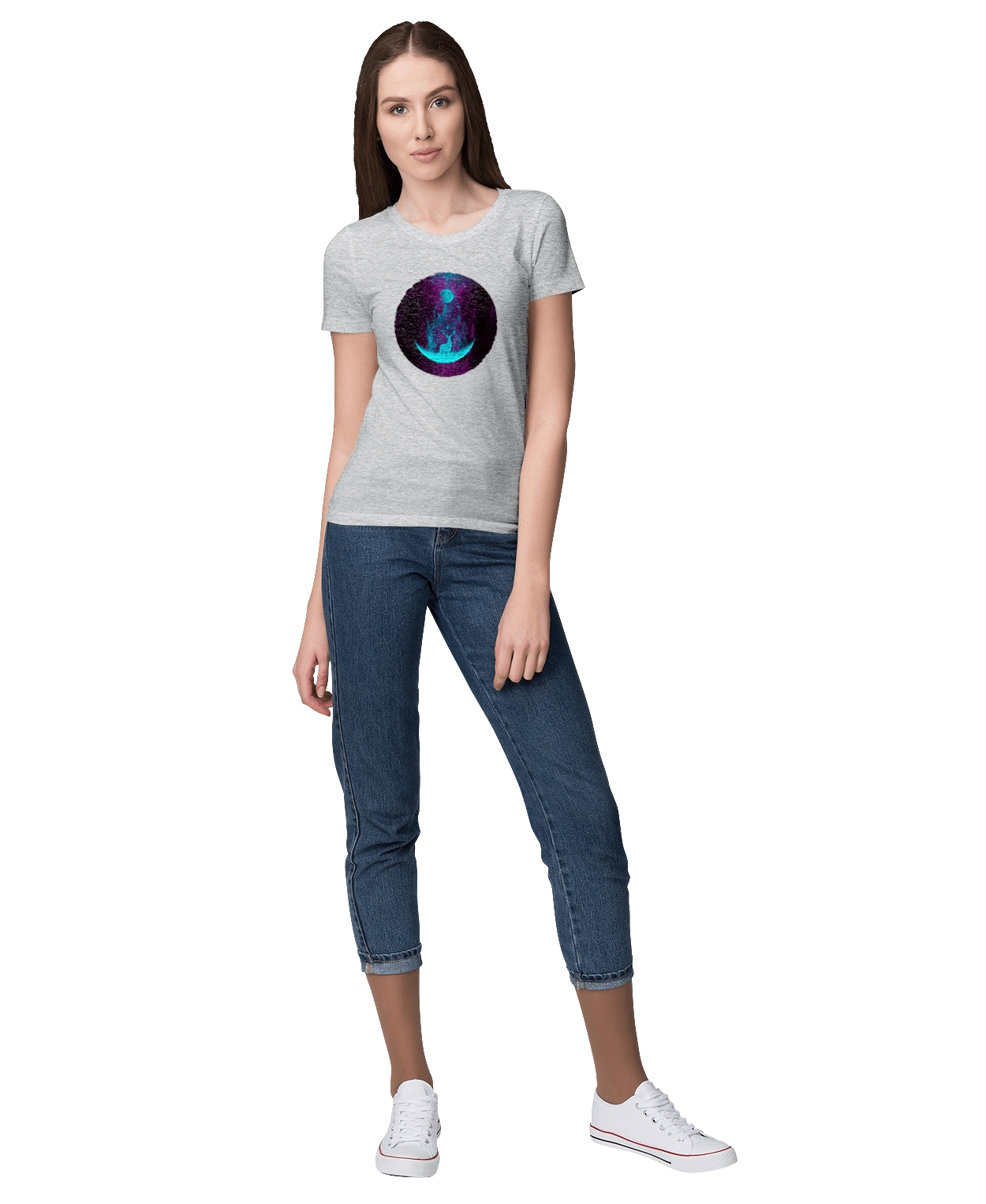 Олень Силует