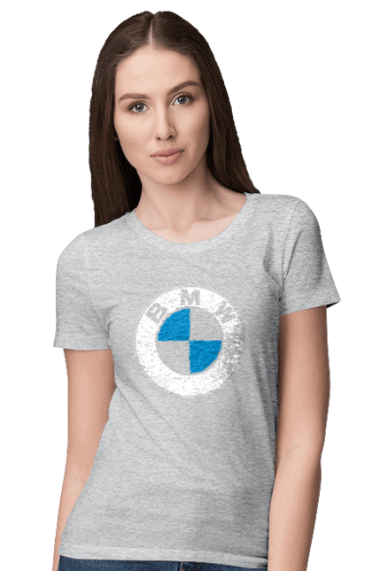 Women`s t-shirt with prints Bmw Logo Wh. Bmw, cars. 2070702