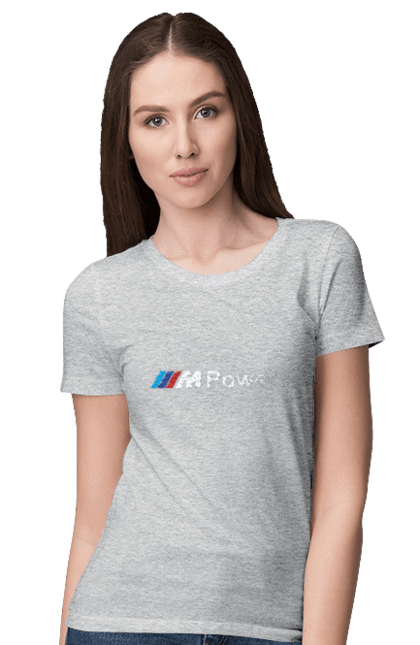 Women`s t-shirt with prints Mpower BMW. Bmw, cars, m series. 2070702
