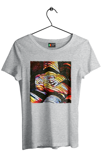 Футболка жіноча з принтом "Секс зверху". Картина, секс. 2070702