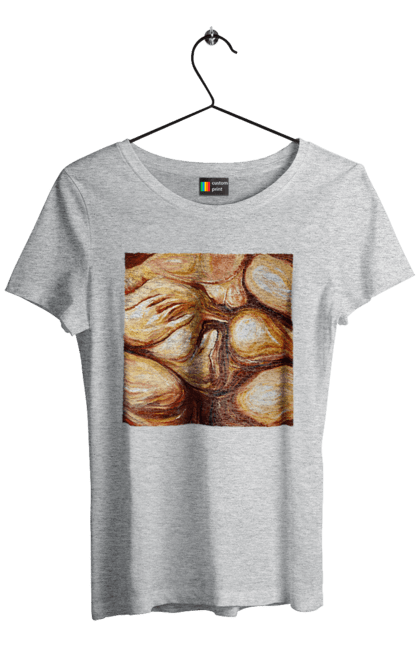 Футболка жіноча з принтом "Груповий секс". Груповий, картина, секс. 2070702