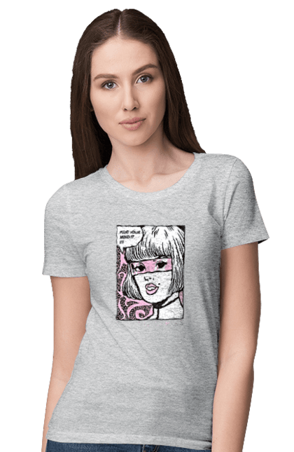 Футболка жіноча з принтом "Попарт". Попарт. 2070702