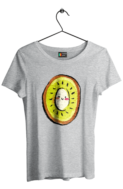 Футболка жіноча з принтом "Любий киви". Киви, любий. 2070702
