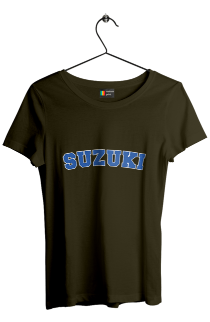 Women`s t-shirt with prints Suzuki 2. Auto, machine, suzuki. 2070702