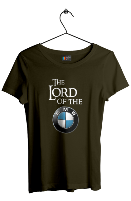 Футболка жіноча з принтом "The lord of the BMW white". Бмв, гра престолів. 2070702