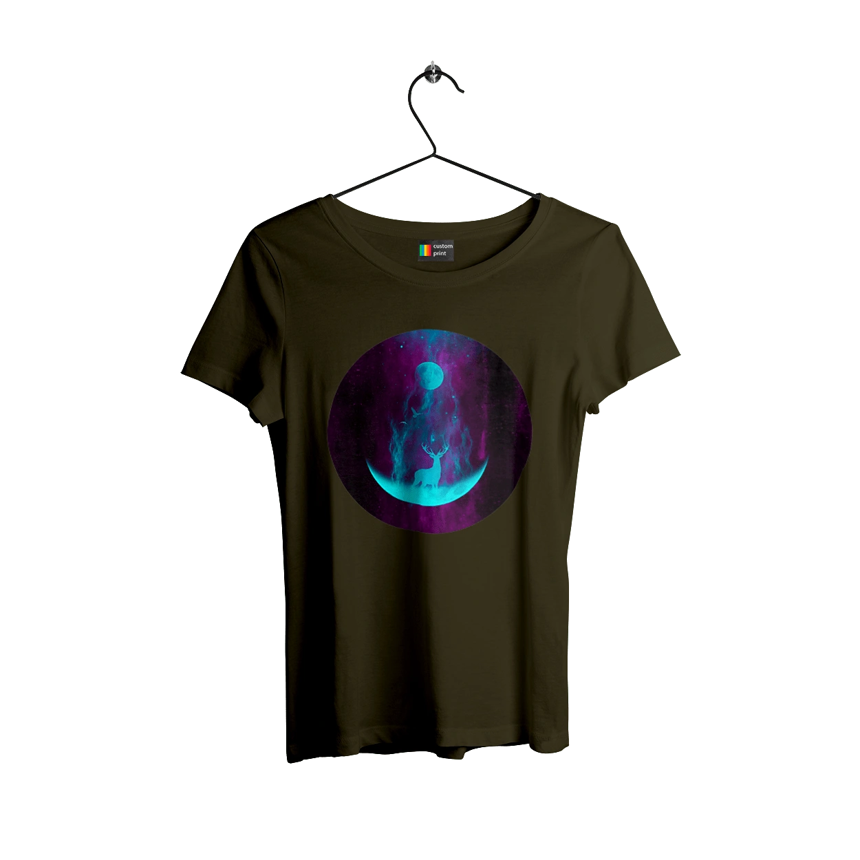 Олень Силует