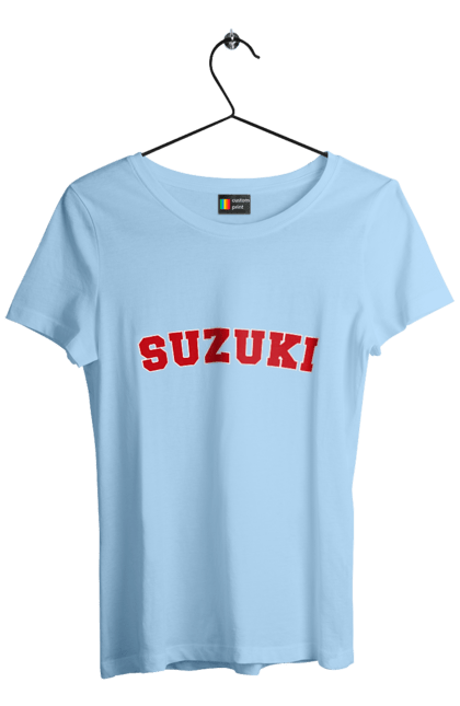 Women`s t-shirt with prints Suzuki 2. Auto, machine, suzuki. 2070702