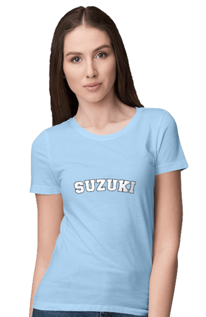 Women`s t-shirt with prints Suzuki 2. Auto, machine, suzuki. 2070702
