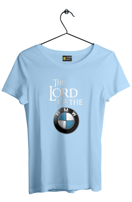 Футболка жіноча з принтом "The lord of the BMW white". Бмв, гра престолів. 2070702