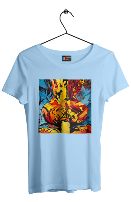 Футболка жіноча з принтом "Секс ззаду". Ззаду, картина, секс. 2070702