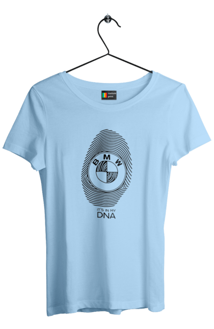 Women`s t-shirt with prints BMW Imprint. Bmw, cars, imprint. 2070702