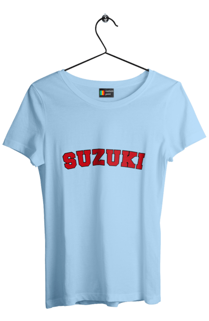 Women`s t-shirt with prints Suzuki 2. Auto, machine, suzuki. 2070702