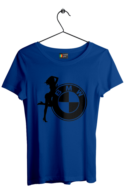 Футболка жіноча з принтом "Bmw Girl". Бмв, машини. 2070702