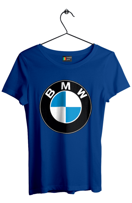 Футболка жіноча з принтом "Bmw Logo". Бмв, машини. 2070702