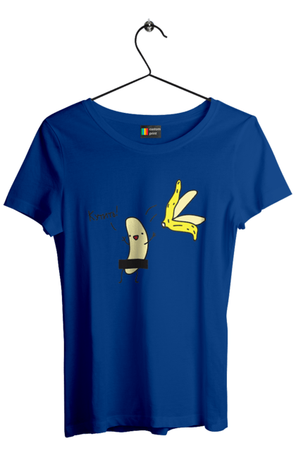 Футболка жіноча з принтом "Кутить". Банан, гумор, кутить, на вечірку. 2070702