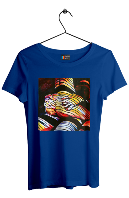 Футболка жіноча з принтом "Секс зверху". Картина, секс. 2070702