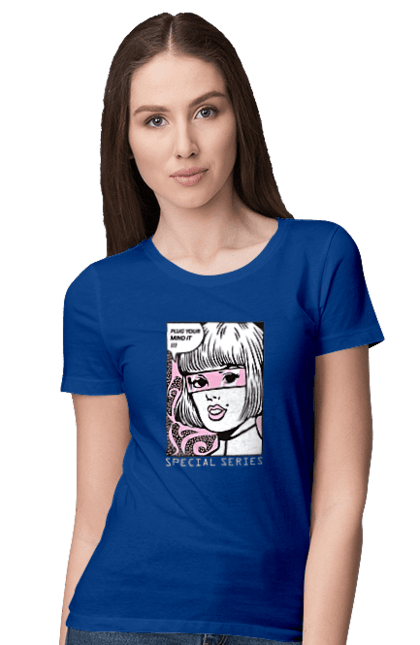 Футболка жіноча з принтом "Попарт". Попарт. 2070702