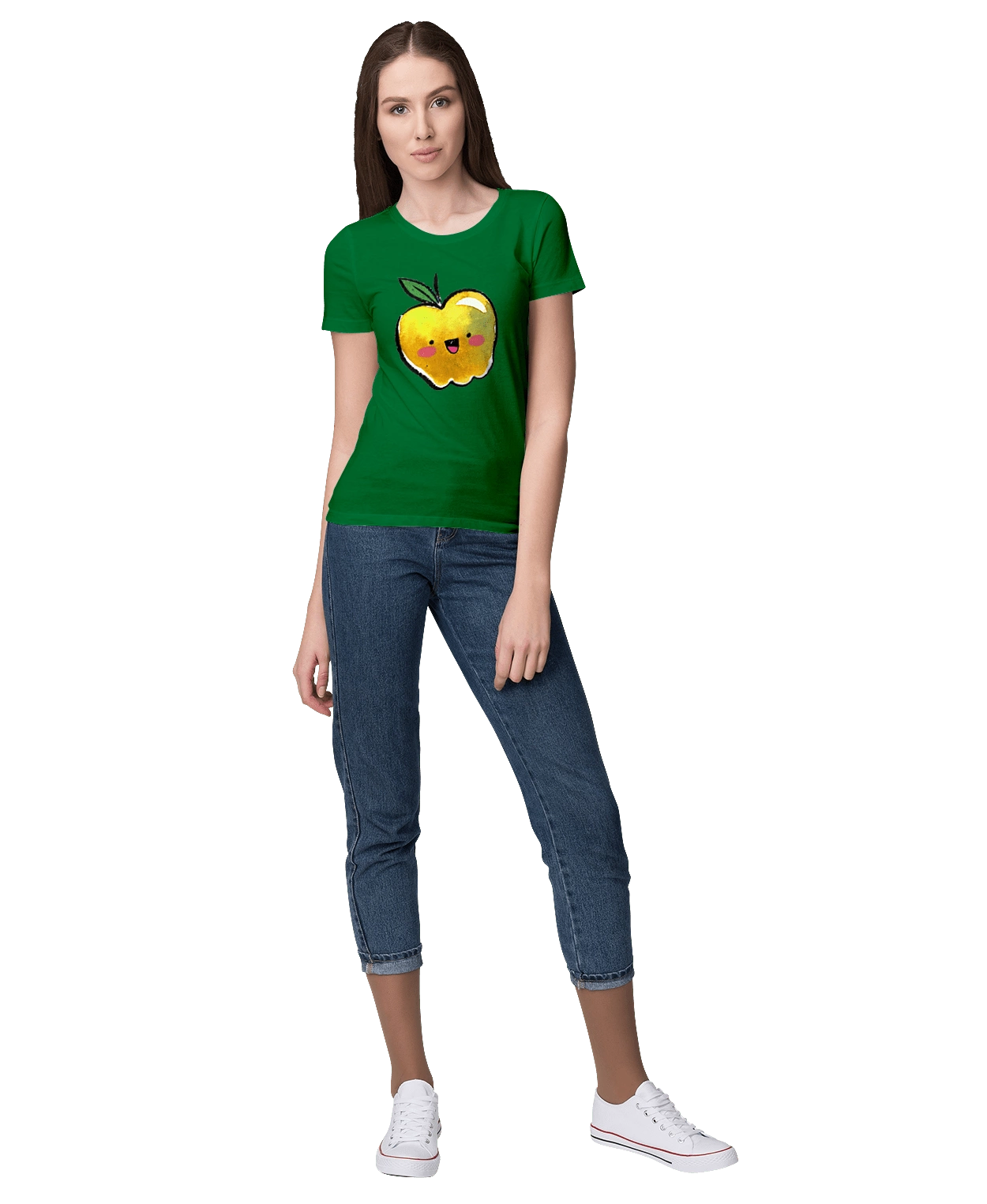 Миле жовте яблуко