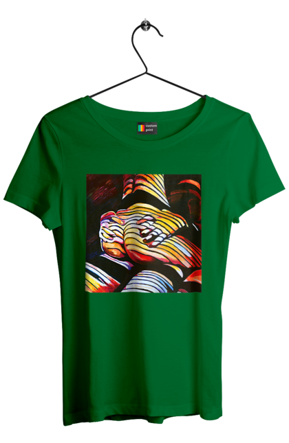 Футболка жіноча з принтом "Секс зверху". Картина, секс. 2070702