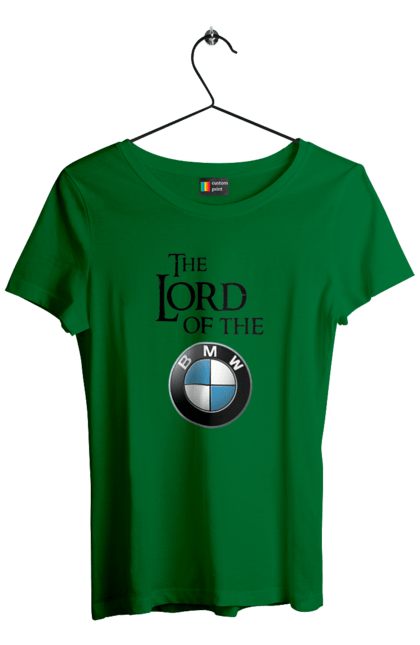 Футболка жіноча з принтом "The lord of the BMW black". Бмв, гра престолів. 2070702