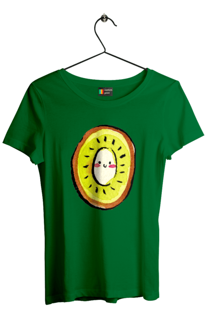 Футболка жіноча з принтом "Любий киви". Киви, любий. 2070702