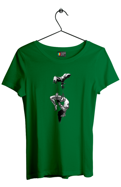 Футболка жіноча з принтом "Підвішування". Бдсм. 2070702