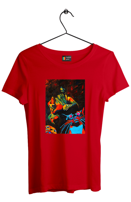 Футболка жіноча з принтом "Секс коти". Картина, коти, секс. 2070702