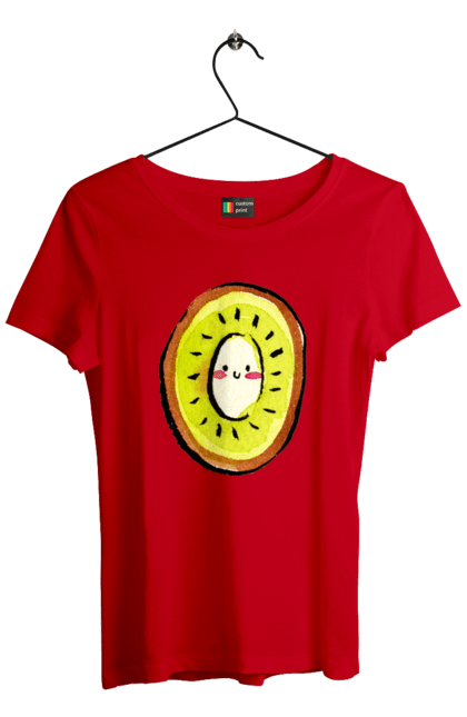 Футболка жіноча з принтом "Любий киви". Киви, любий. 2070702