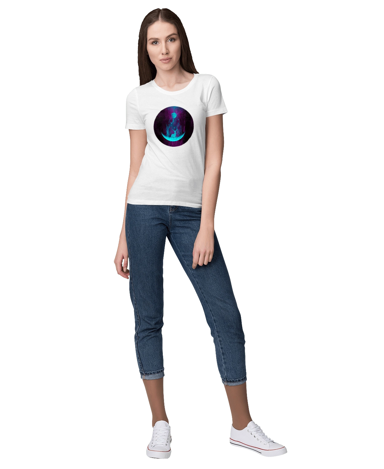 Олень Силует