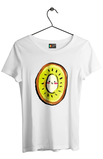 Футболка жіноча з принтом "Любий киви". Киви, любий. 2070702
