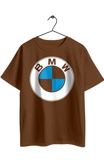 Футболка оверсайз з принтом "Bmw Logo". Бмв, машини. 2070702