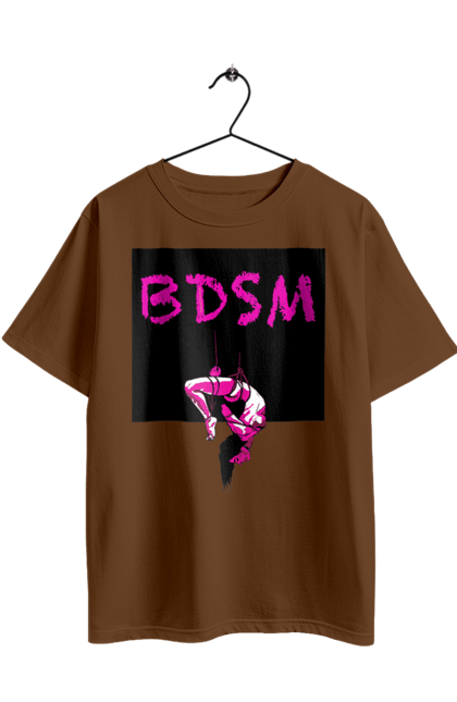 Футболка оверсайз з принтом "15". Бдсм, подвешивание. 2070702