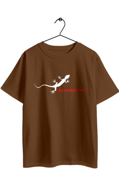 Футболка оверсайз з принтом "Audi Quattro". Ауді, машини. 2070702