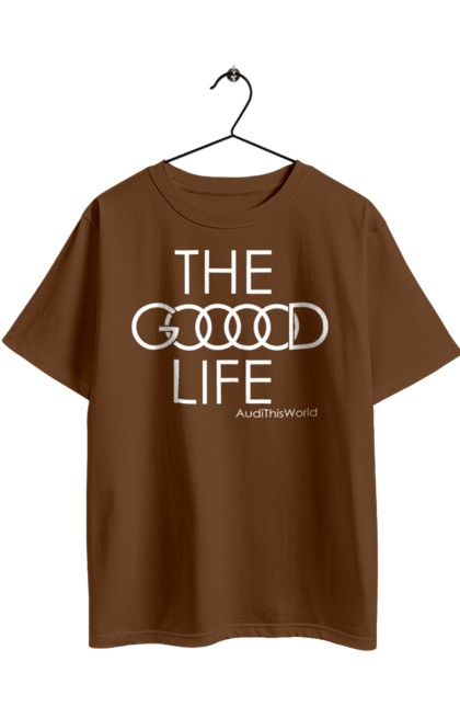 Oversized t-shirt with prints Audi. Good life. Audi, cars. 2070702