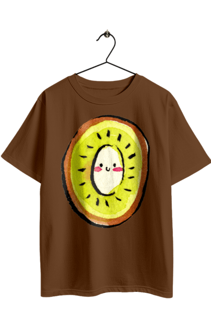 Футболка оверсайз з принтом "Любий киви". Киви, любий. 2070702