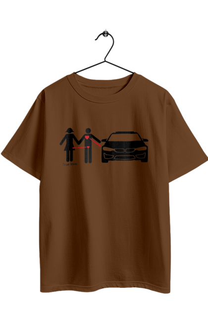 Футболка оверсайз с принтом Отношения БМВ. Бмв, машины, юмор. 2070702