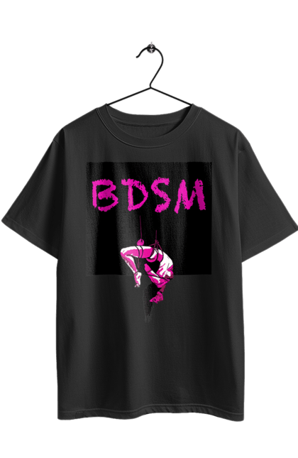 Футболка оверсайз з принтом "15". Бдсм, подвешивание. 2070702