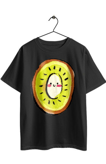 Футболка оверсайз з принтом "Любий киви". Киви, любий. 2070702